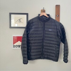 $279 PATAGONIA Men’s Down Sweater Jacket In Black Medium